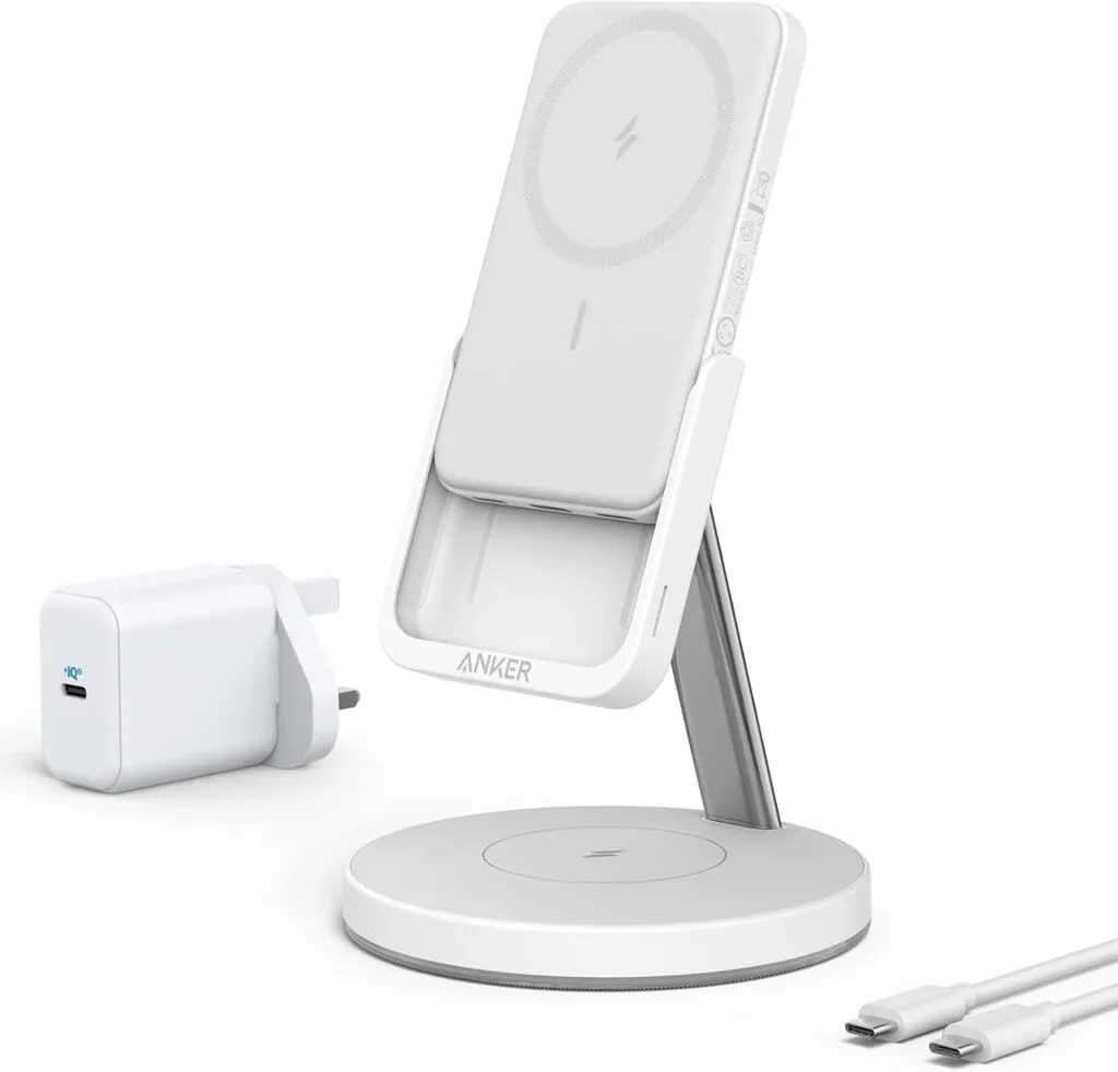 Anker 633 Magnetic Wireless Charger MagGo White