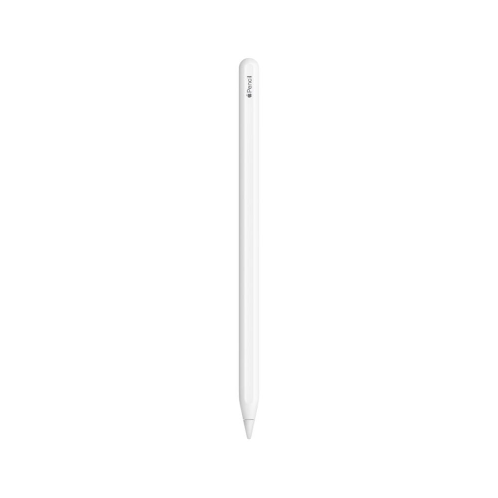 Apple Pencil (2nd Generation) featuring its flat edge that attaches magnetically for automatic charging and pairing