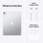 13-inch iPad Pro: Apple M4 Chip WiFi 256GB with Standard glass - Silver