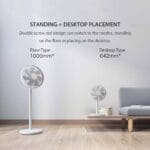 Xiaomi Mi Smart Standing Fan, 2 Dual Blades, With Bluetooth, Mobile Ap Buy Online with Best Price. Express delivery to UAE, Dubai, Abu Dhabi, Sharjah