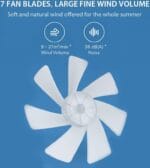 Xiaomi Mi Smart Standing Fan, 2 Dual Blades, With Bluetooth, Mobile Ap Buy Online with Best Price. Express delivery to UAE, Dubai, Abu Dhabi, Sharjah