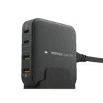 MOMAX ONEPLUG 100W 4-PORT GAN DESKTOP CHARGER GREY UM33UKE