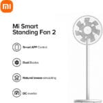 Xiaomi Mi Smart Standing Fan, 2 Dual Blades, With Bluetooth, Mobile Ap Buy Online with Best Price. Express delivery to UAE, Dubai, Abu Dhabi, Sharjah