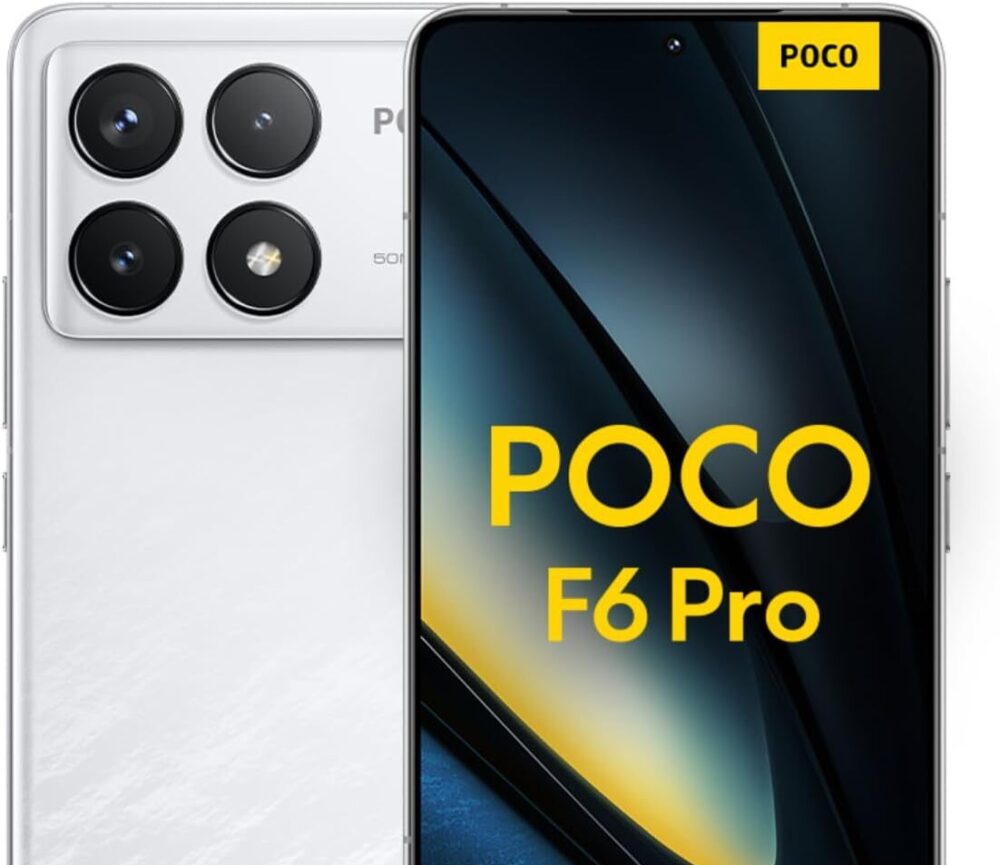 Xiaomi POCO F6 Pro 5G Mobile, White (12GB Ram+512 GB)