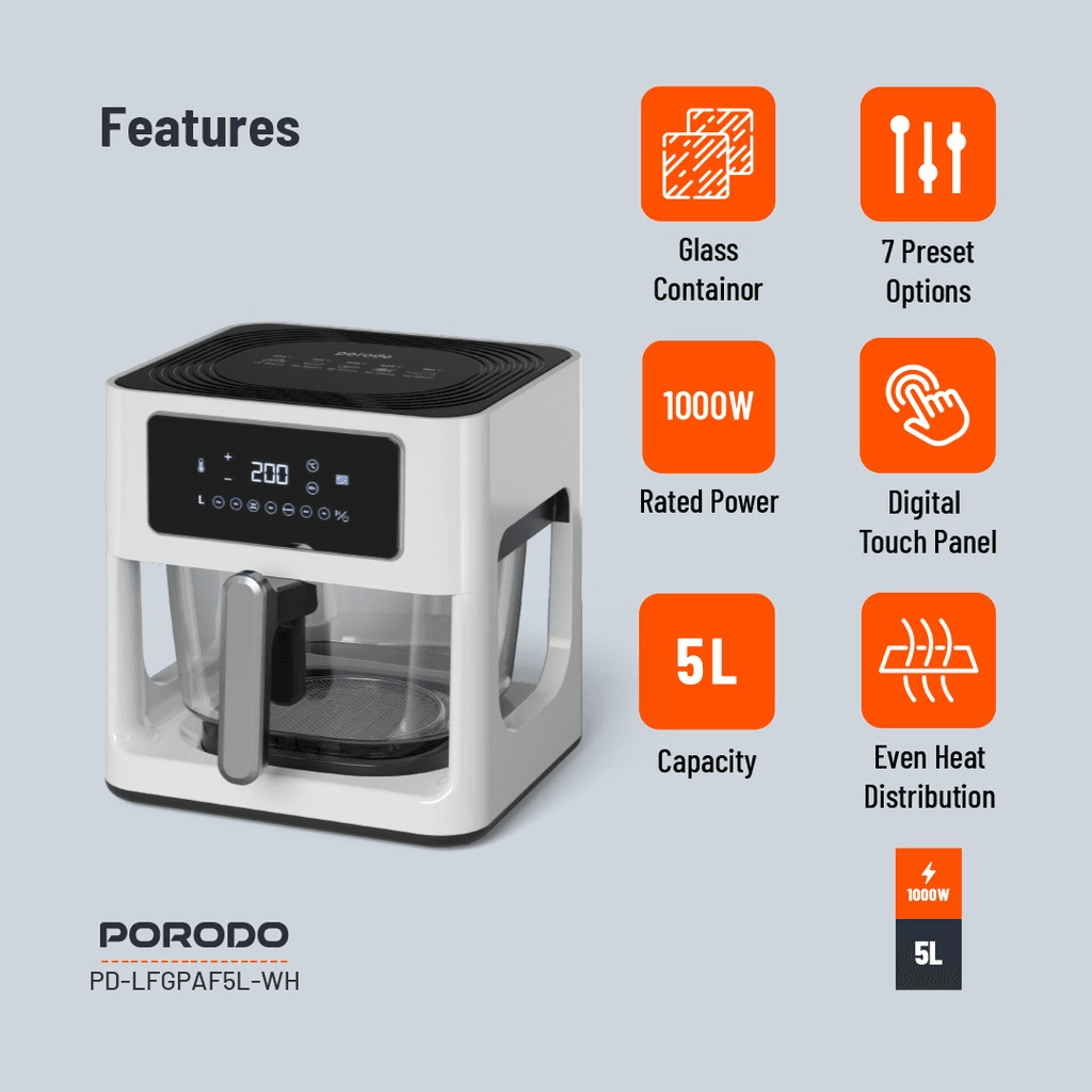 PD-LFGPAF5L-WH-Porodo-LifeStyle-5L-Glass-Pot-Air-Fryer-White.png