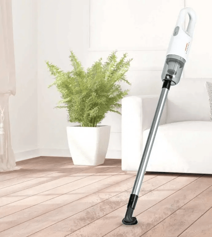 Porodo Portable Cordless Stick Vacuum Cleaner 11-12Kpa 100W 7500mAh - White