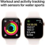 Apple Watch Series 10 GPS 42mm Rose Gold Aluminium Case with Light Blush Sport Band - S/M