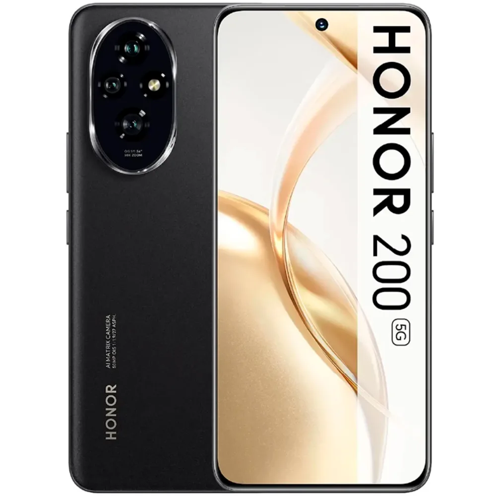 HONOR 200 5G 12GB RAM + 512GB Dual SIM Black - Image 1