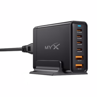 MYX PRO POWERDOCK 100W GAN COMPACT CHARGING STATION