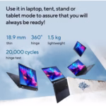 Asus Vivobook S14 Flip 2-in-1 Laptop - 13th Gen / Intel Core i5-13420H 512GB SSD / 16GB RAM Cool Silver