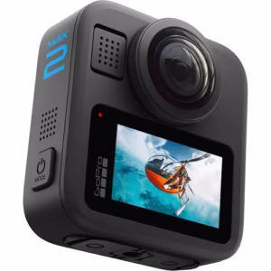 GoPro Max2 True 8K 360 video with Voice control - ultra high-res 29MP 360 photos - with Official GoPro UAE Warranty