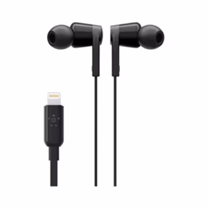 Belkin Lightning In-Ear Earbud for iPhones Black