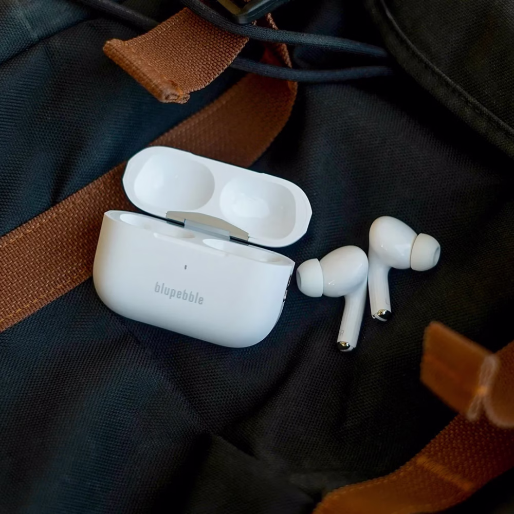 Blupebble TuneFlow Pro True Wireless Earbuds With Active Noise Cancelling White BP-TUNEFLOWPRO-WH