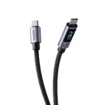 Blupebble PowerFlow2 240W USB-C To USB-C LED Braided Cable 1.2M