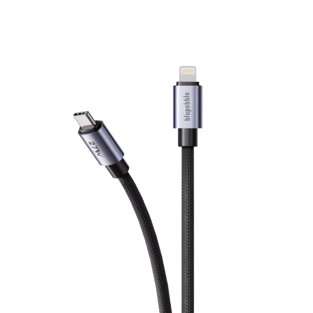 Blupebble PowerFlow 27W USB-C To Lightning Braided Cable