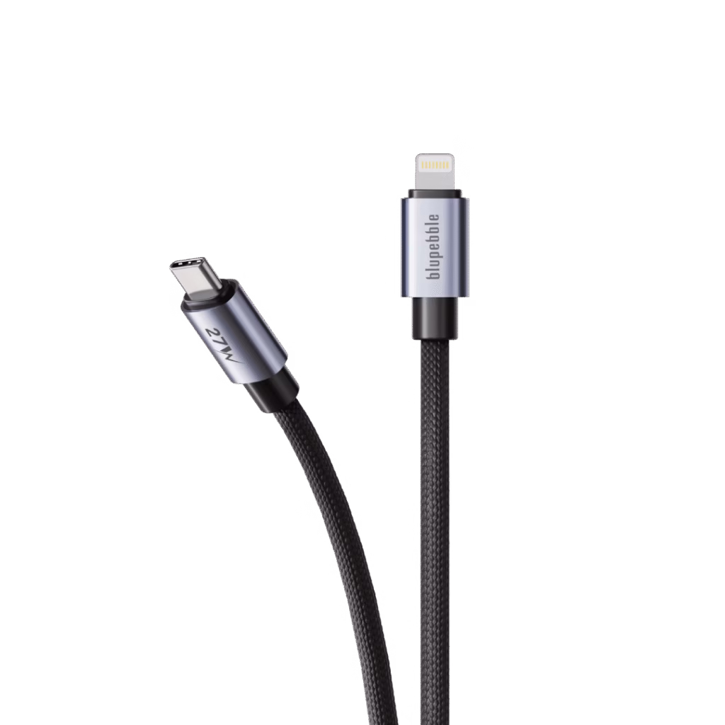 Blupebble PowerFlow 27W USB-C To Lightning Braided Cable