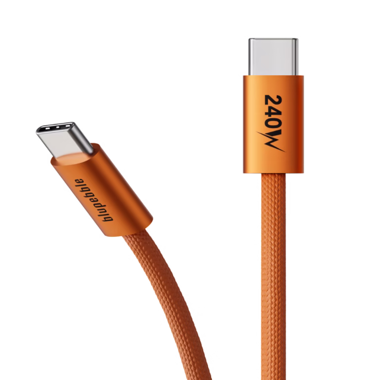 Blupebble PowerFlow PD 240W USB-C To USB-C Braided Cable 1.2M
