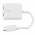BELKIN ROCKSTAR™ USB C AUDIO + USB-C CHARGE ADAPTER WITH FAST CHARGING