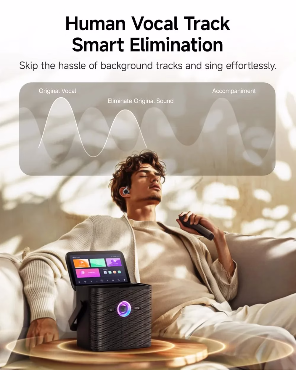 Ikarao Shell S3 160W Karaoke Party Speaker with Touchscreen