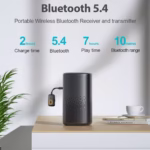 Blupebble Airlync Bluetooth 5.4 Airplane Adapter