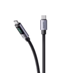 Blupebble PowerFlow2 240W USB-C To USB-C LED Braided Cable 1.2M