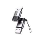 Blupebble USB-A 3.0 to USB-C OTG Adapter - Gray BP-OTGA2C-GY