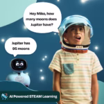 Miko Mini: The Voice First AI Learning Coach - Blue