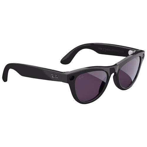 RAY-BAN META SKYLER, SHINY BLACK/TRANSITIONS AMETHYST