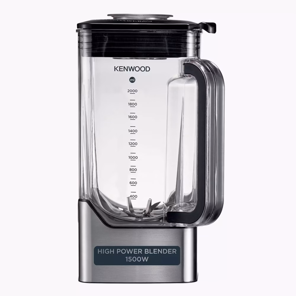 Kenwood Premium Power Blender 1500W Smoothie Blender With 2L Tritan Jar, 500ML Smoothie2Go Bottle & Lid, Blender Tamper/Food Presser, 6 Speed+3 Preset Programs, Ice Crush Function Blm91.640Ss Silver - Image 3