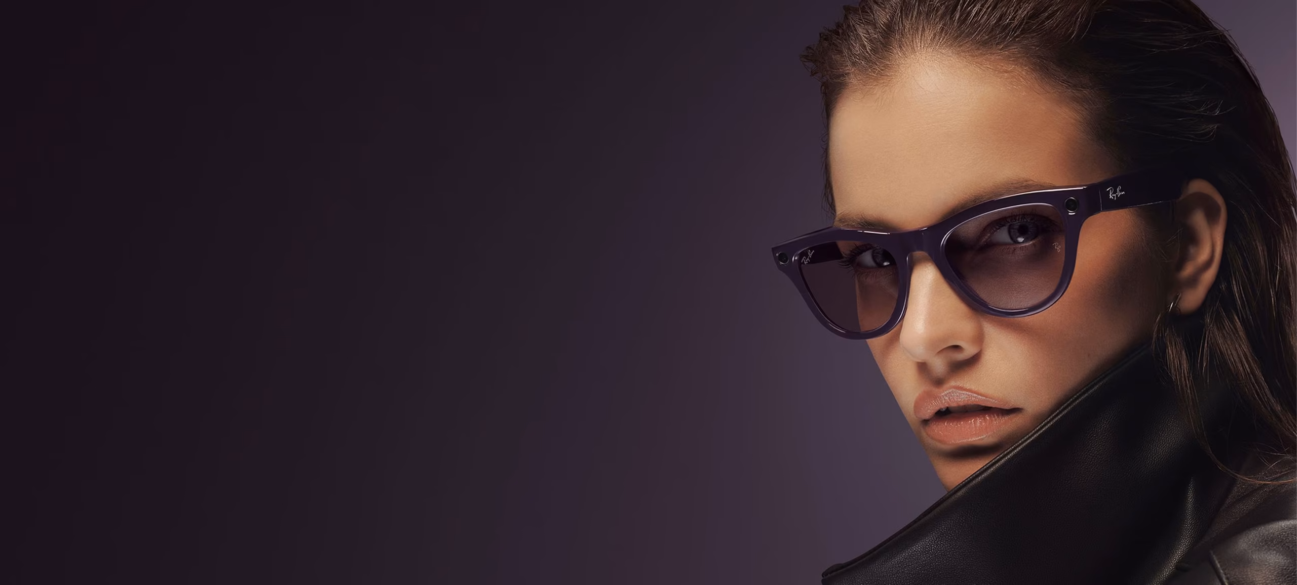 RAY-BAN META SKYLER, SHINY BLACK/TRANSITIONS AMETHYST