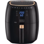 Black + Decker Digital 7-in-1 Multifunction Air Fryer 1500W 8.6L/1.4Kg Capacity With Rapid Hot Air Circulation For Frying, Grilling, Broiling, Roasting, and Baking AF5539-B5 - Image 3