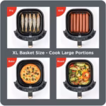 Black + Decker Digital 7-in-1 Multifunction Air Fryer 1500W 8.6L/1.4Kg Capacity With Rapid Hot Air Circulation For Frying, Grilling, Broiling, Roasting, and Baking AF5539-B5 - Image 6