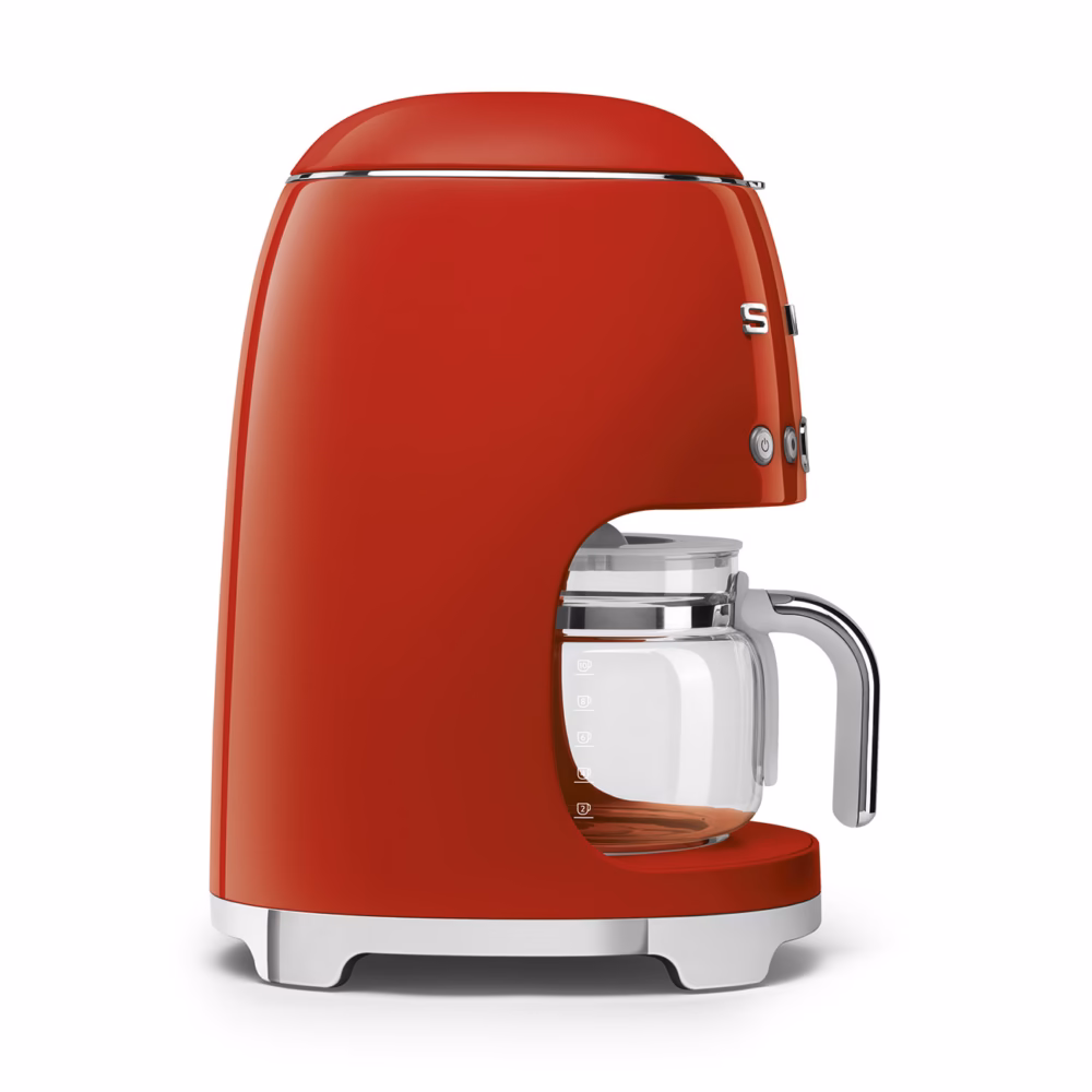 Smeg Drip Coffee Machine 1.4L Red DCF02RDUK - Image 3