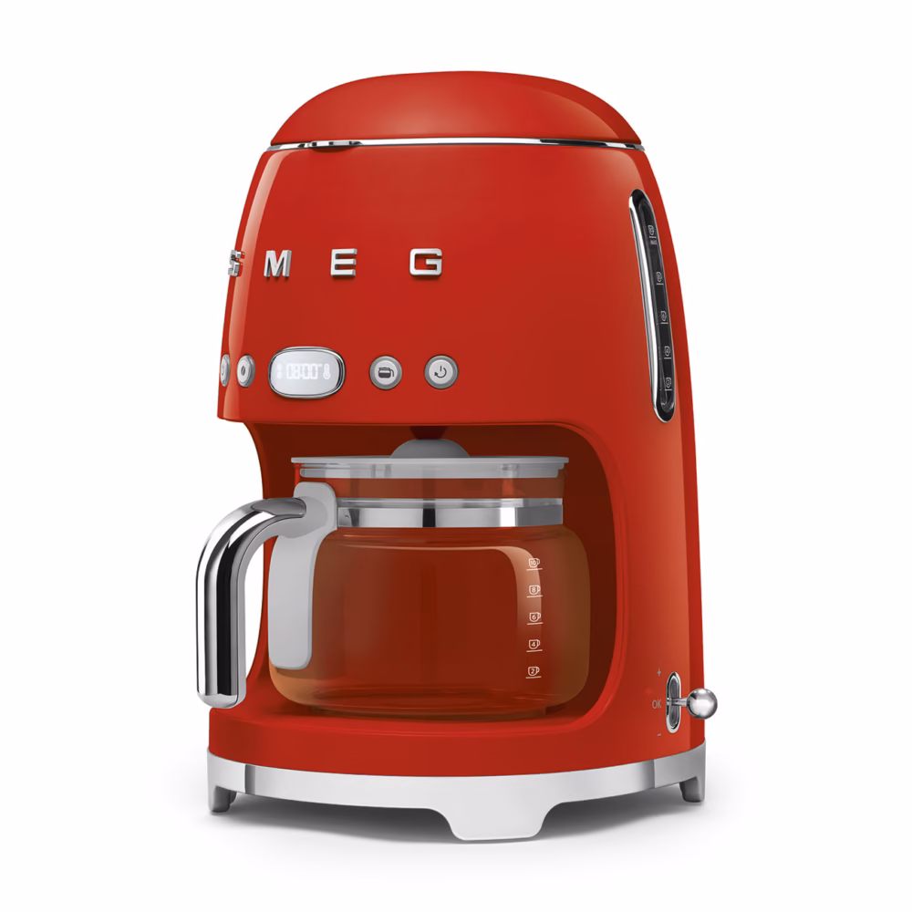 Smeg Drip Coffee Machine 1.4L Red DCF02RDUK - Image 4