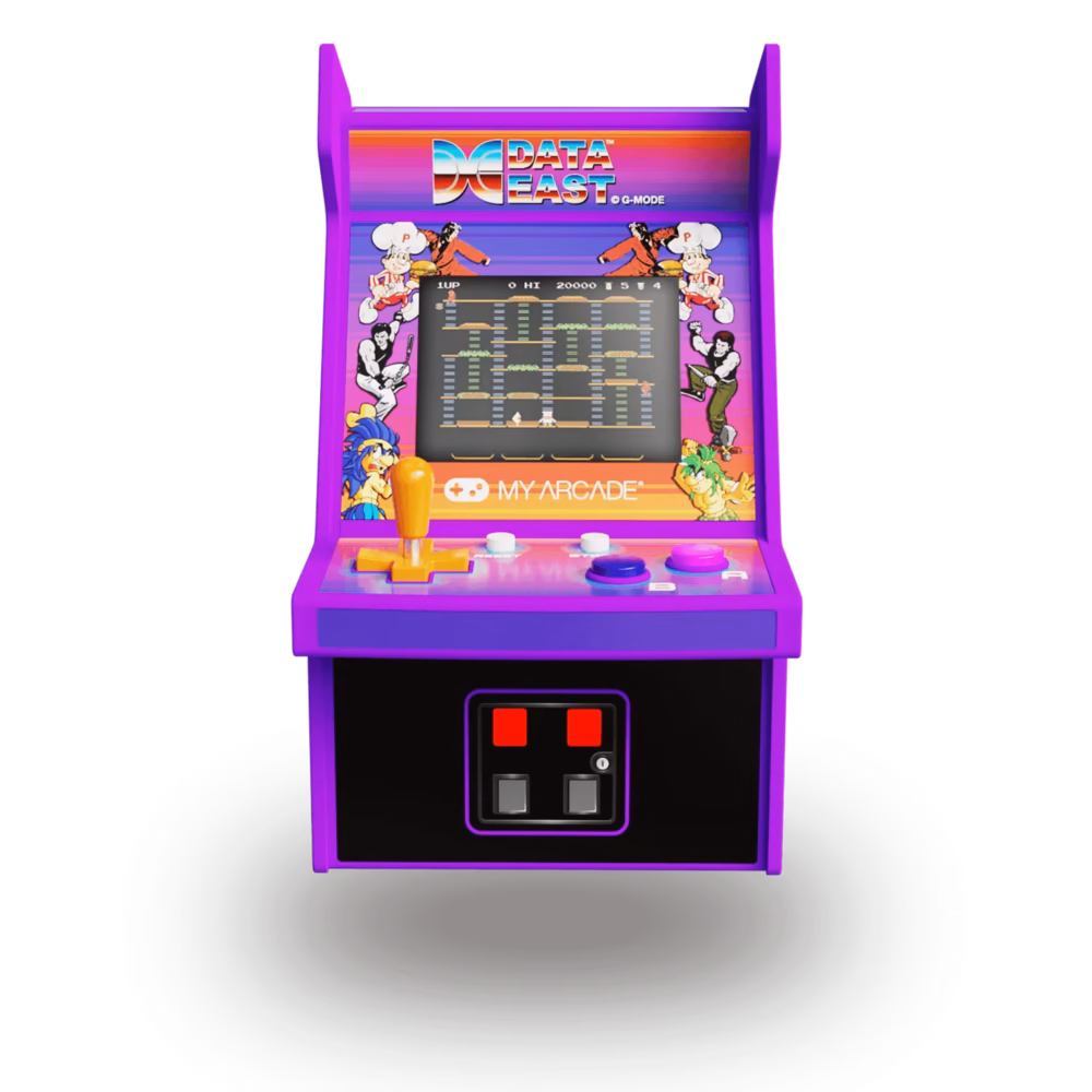 My Arcade Data East Hits Micro Player: 6.8" Fully Playable Mini Arcade Machine with 308 Games, 2.75" Display, Built-in Speakers - Image 2
