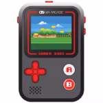 My Arcade Gamer Mini Classic-Red: Miniature Handheld Gaming System Packed with 160 Games, 1.8'' Color Display (DGUN-3925), Small