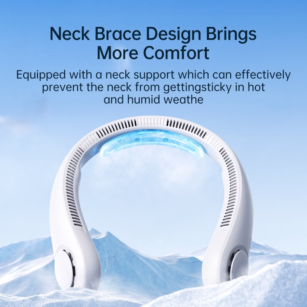 JisuLife Neck Fan Life4 Grey - Image 3