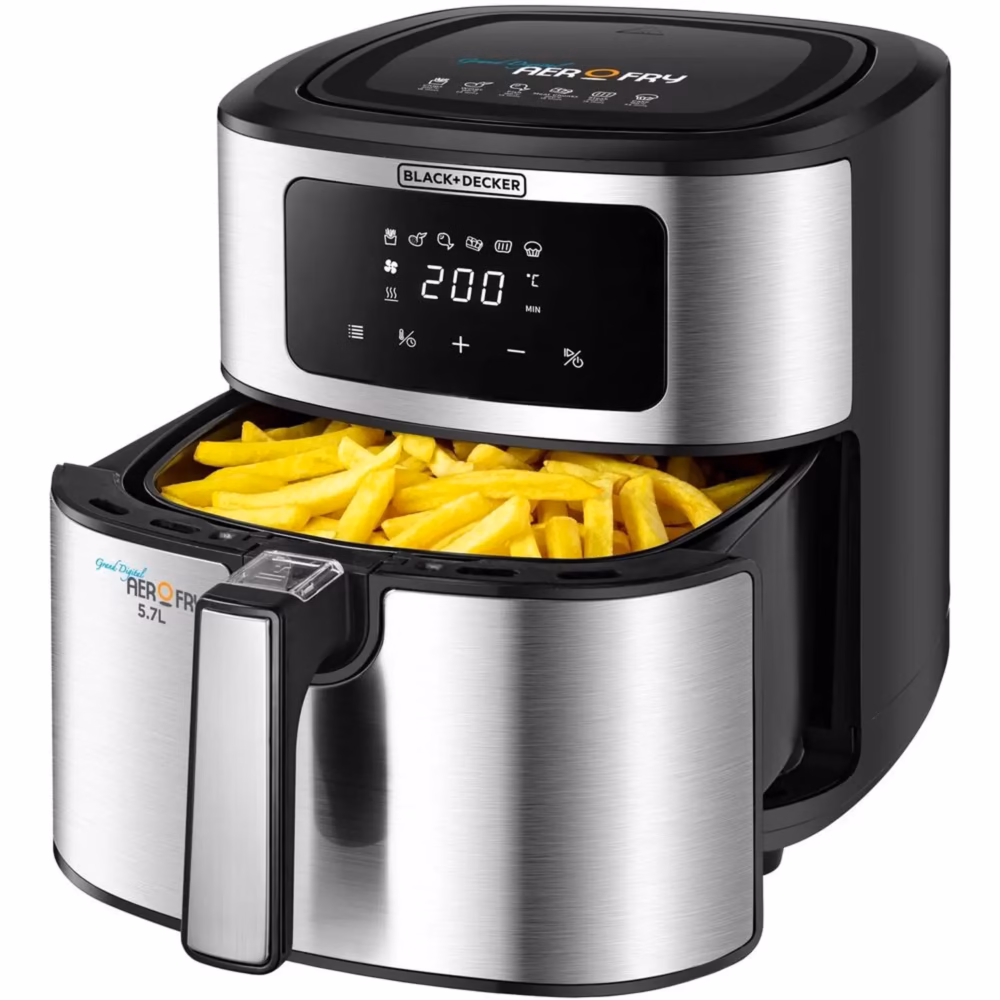 Black & Decker - GRAND DIGITAL AEROFRY SS - 7.2L/5.7L - Image 2