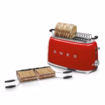 Smeg TSF02RDUK, 50's Retro Style 4 Slice Toaster - Image 3