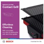BOSCH Contact Grill Red 1800W - Image 6