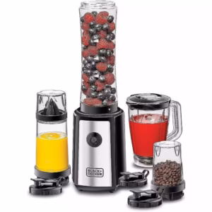 Black & Decker -300W Sport Blender & smoothie Maker Black/Clear