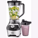 Black + Decker Blender, 1200W, 1.85L BPA-Free Jar, 500ml Travel Cup, Black, BXH1200-B5
