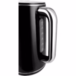 BLACK+DECKER Digital Kettle, 2300W, 1.7L, Touch Screen, Double Wall Design, 6 Preset Temps, 30-Min Keep Warm, LED Display, Auto Shut-Off, Boil-Dry Protection, Cool-Touch Exterior, Black - JCD200-B5