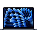 15-inch MacBook Air Apple M3 chip with 8-core CPU and 10-core GPU, 8GB, 256GB SSD - Midnight - MRYU3AB/A