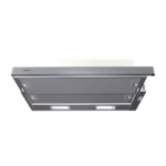 Series 2, Built-In Telescopic Hood 90cm, 67DB, 3 Speed, 240m³/h-Recirculation / 305m³/h-Ducted, Stainless Steel, Made in Turkey