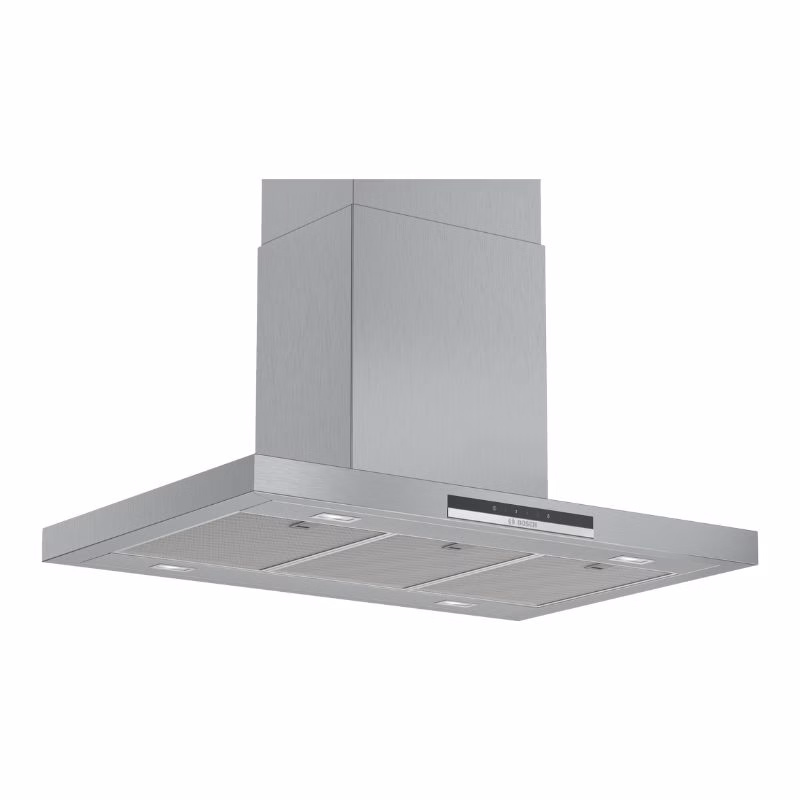 DIB97-IM50-M-1 Series 4, Island Hood 90cm, 57DB, 3 Speed, 527m³/h-Recirculation / 754m³/h-Ducted, Stainless Steel, Made in Germany