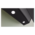 Series 4, Inclined Chimney Hood 60cm, 59DB, 2 Speed +Intensive,  296m³/h-Recirculation / 510m³/h-Ducted, Black, Made in Turkey - Image 3