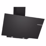 Series 4, Inclined Chimney Hood 90cm, 59DB, 2 Speed + Intensive, 307m³/h-Recirculation / 700m³/h-Ducted, Black, Made in Turkey