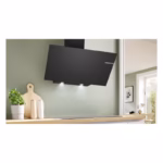 Series 4, Inclined Chimney Hood 90cm, 59DB, 2 Speed + Intensive,  307m³/h-Recirculation / 700m³/h-Ducted, Black, Made in Turkey - Image 4