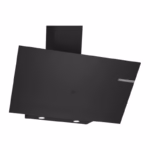 Series 6, Inclined Chimney Hood 90cm, 59DB, 2 Speed + Intensive, 307m³/h-Recirculation / 700m³/h-Ducted, Black, Made in Turkey
